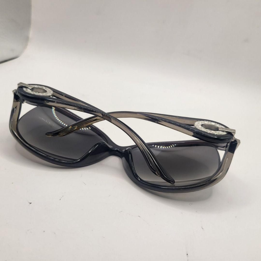 Christian Dior ロゴ金具 サングラス ブラック系