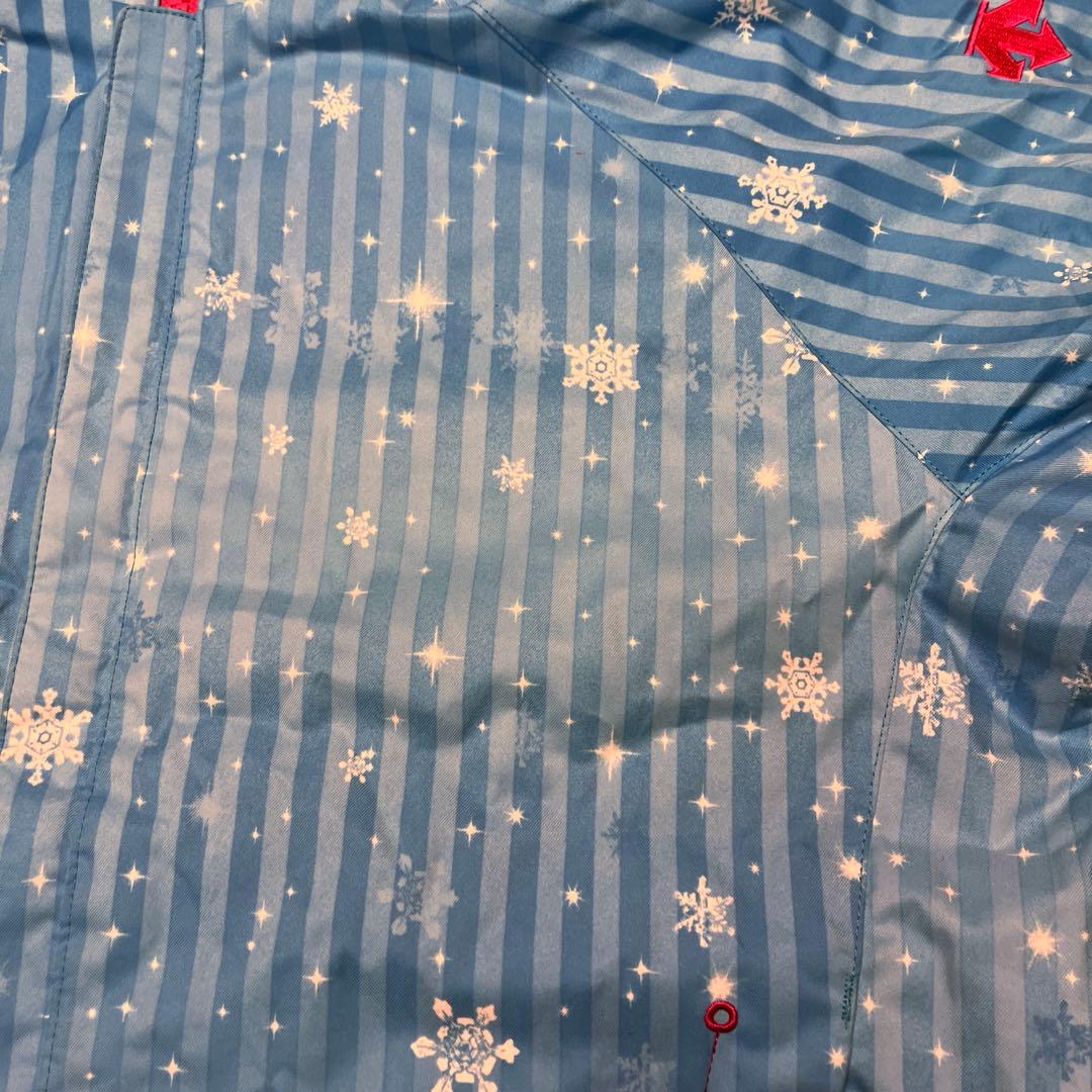 DESCENTE デサント　子供用スキーウェア上下セット　水色×ピンク　ジュニア