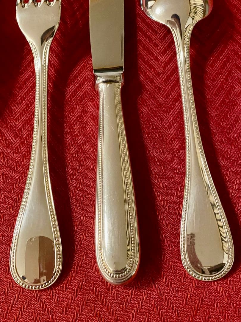 【やっちゃんさま専用商品】クリストフル パール カトラリーセット