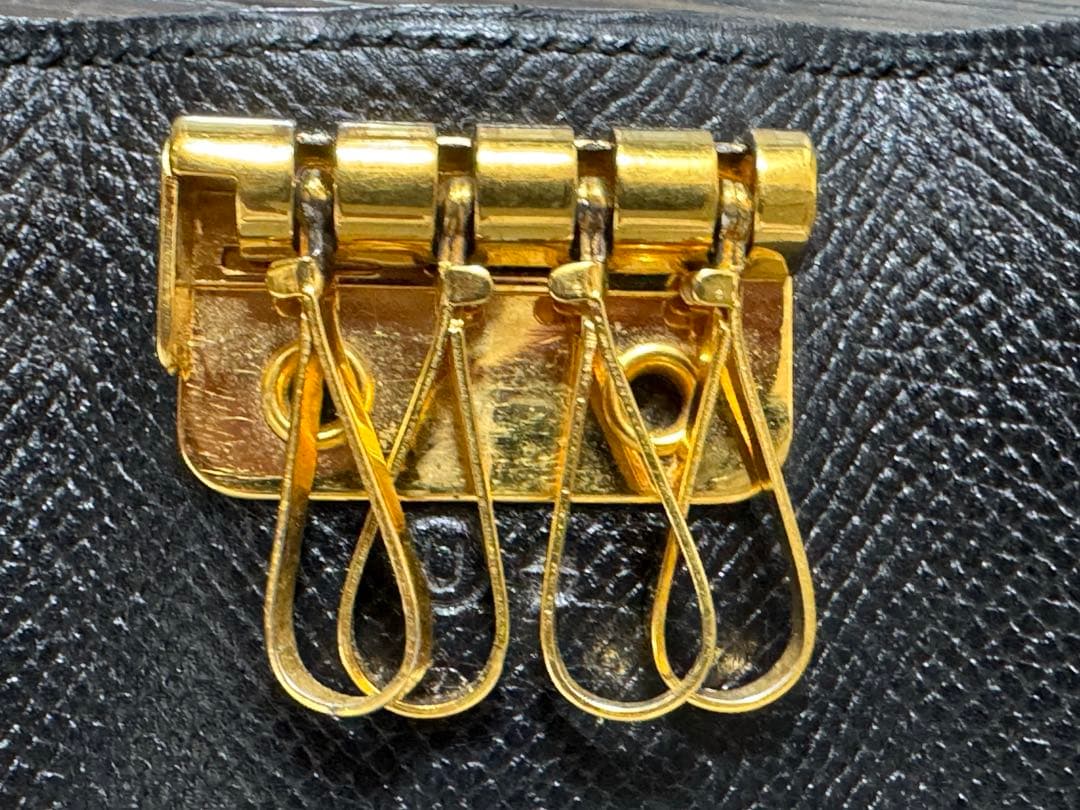 美品✨エルメス HERMES 4連キーケース クロコダイル×べアン 定価35万❣️