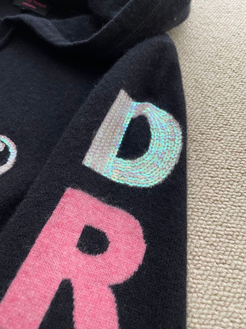 ダンスウィズドラゴン ウールカシミヤ フード付き ニット セーター 美品♡