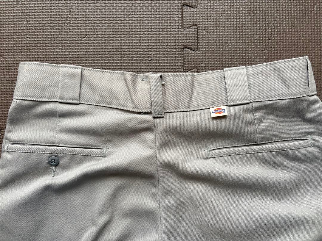80s Dickies 874 USA製 ライトグレーチビタグ W32