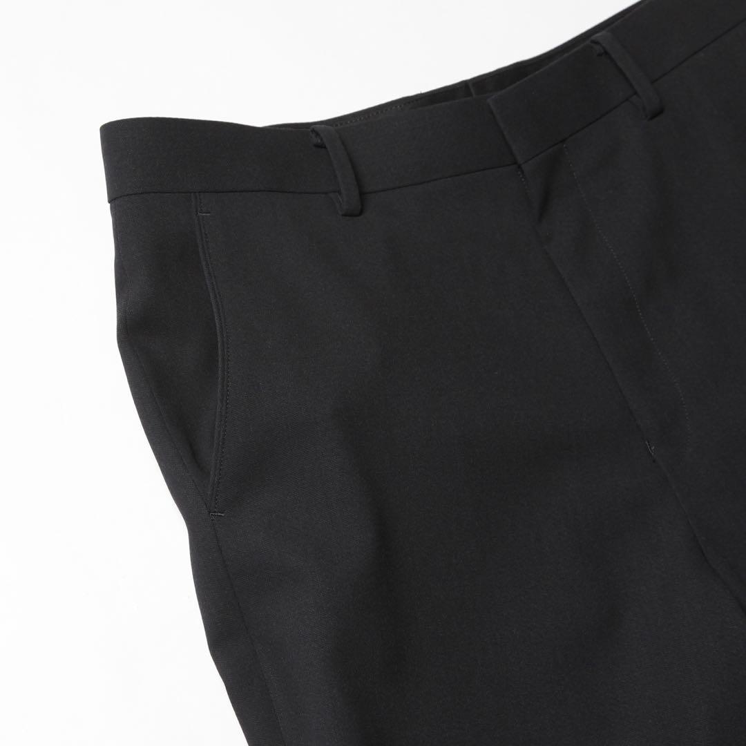 パンツ AURALEE HARD TWIST WOOL DOBBY SLITSLACKS