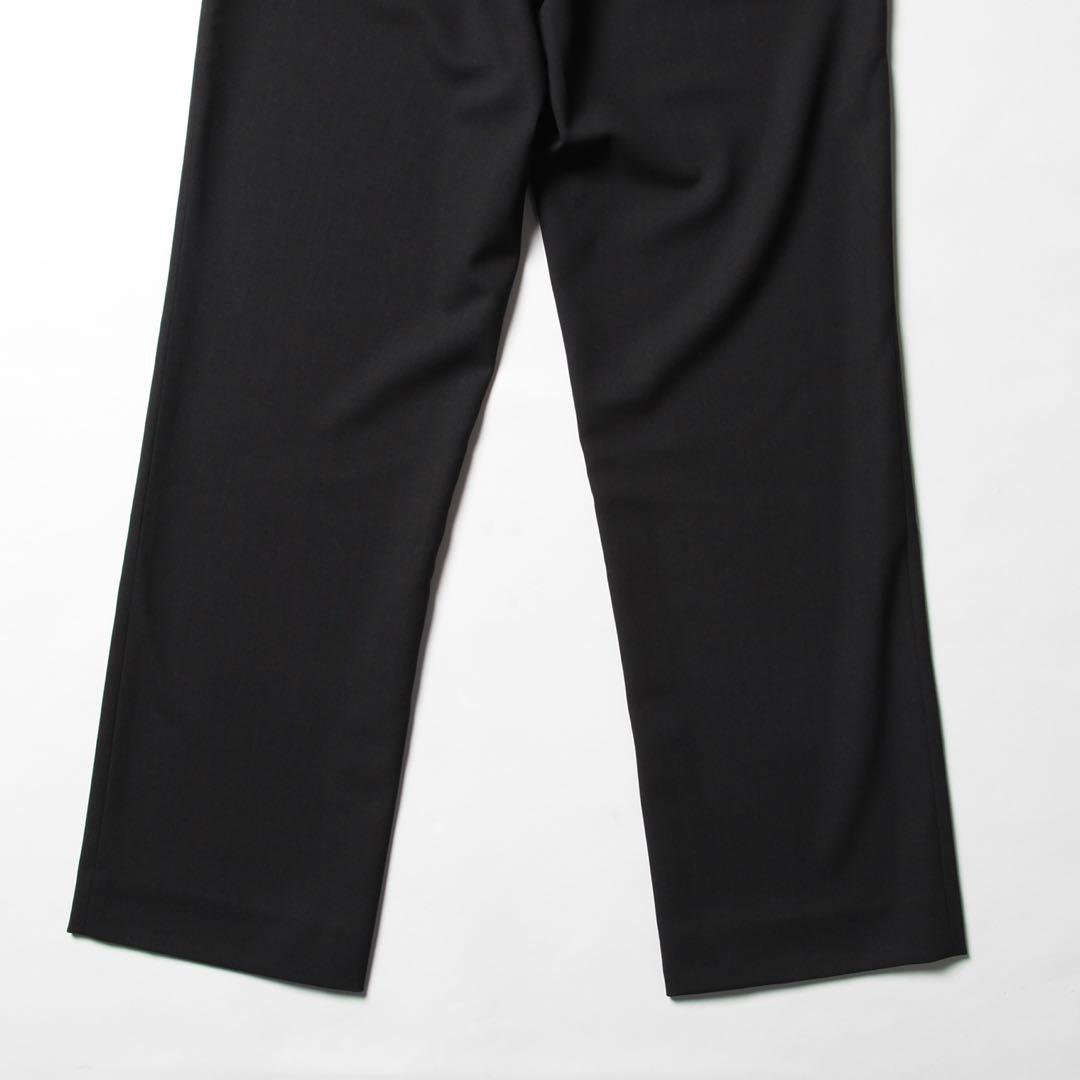 パンツ AURALEE HARD TWIST WOOL DOBBY SLITSLACKS