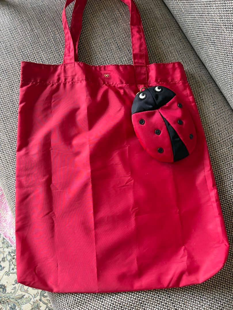 アニヤハインドマーチ　エコバッグ　チャームショッパー