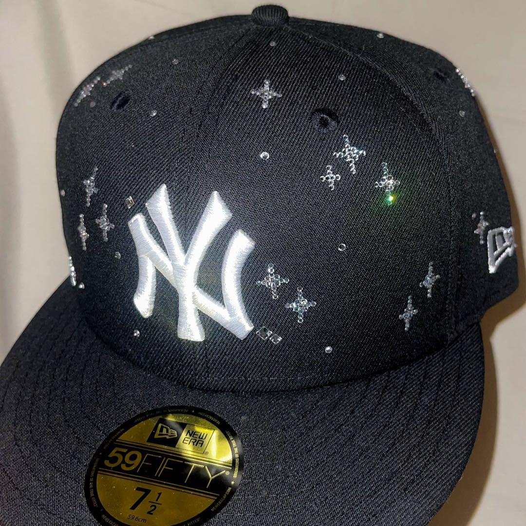 Misa ジュエルキャップ ヤンキース ブラック 738