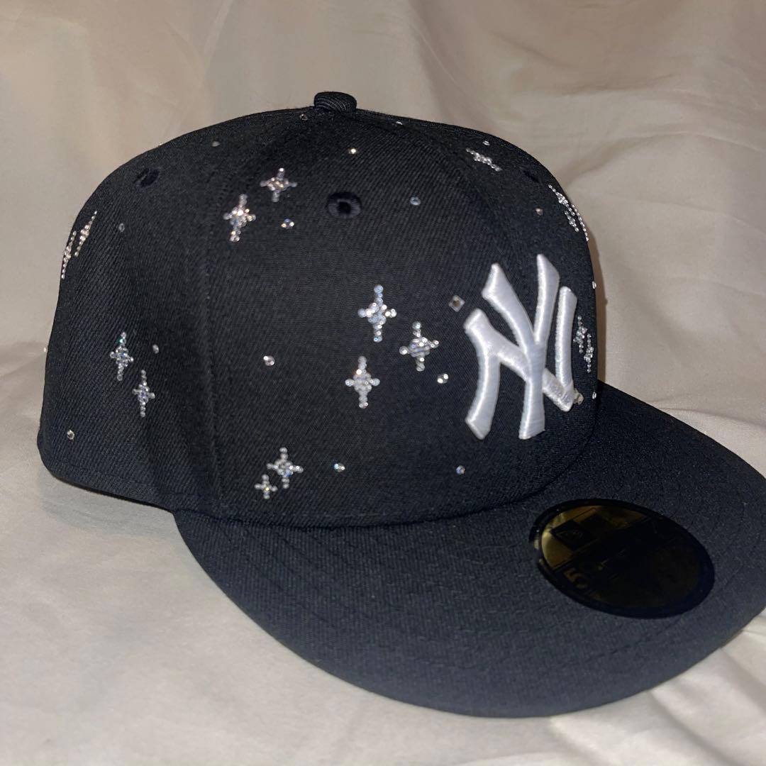 Misa ジュエルキャップ ヤンキース ブラック 738