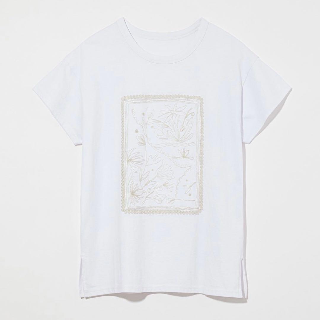 最終価格　EMBROIDERY SHORT SLEEVE SHIRTS