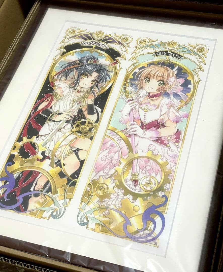 複製原画　CLAMP展 描き下ろし 阿修羅＆さくら