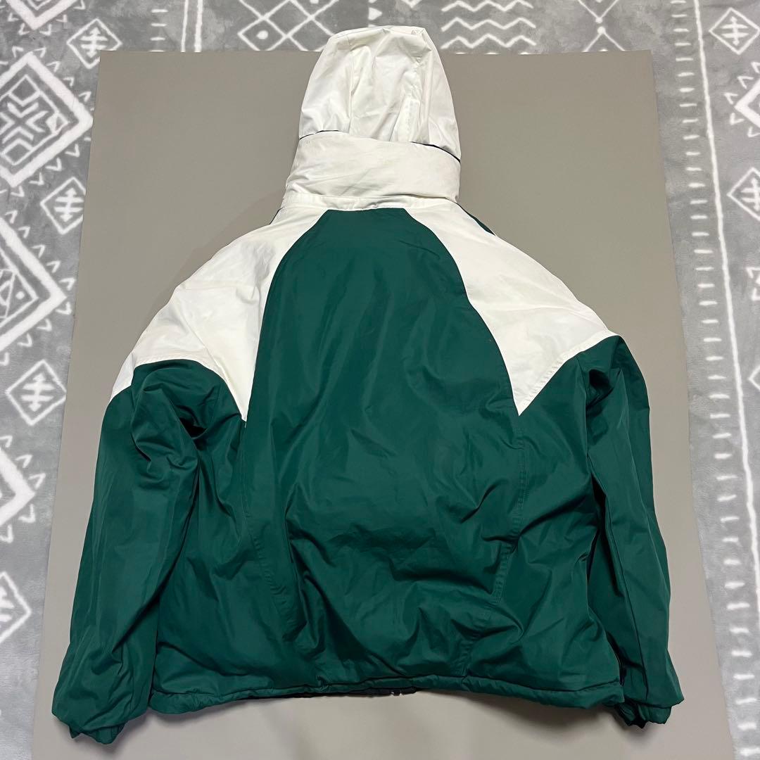 【寒波到来】アディダス リバーシブル ダウンジャケット ホワイト XL