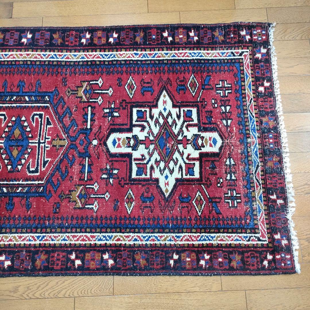 ヴィンテージラグ　トライバルラグ　インド産