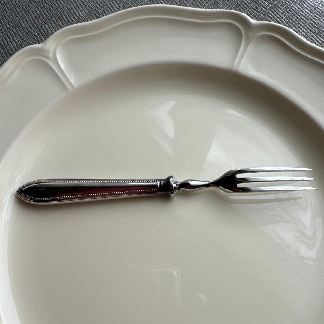 イギリス製　ヴィンテージ 　ロッジ　 デザートナイフフォーク12本セット