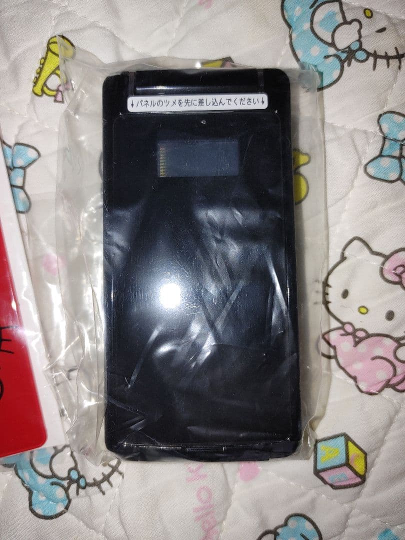 あ*ね様 激レア！キティ　ソフトバンク携帯ガラゲー815T新品未使用ブラック