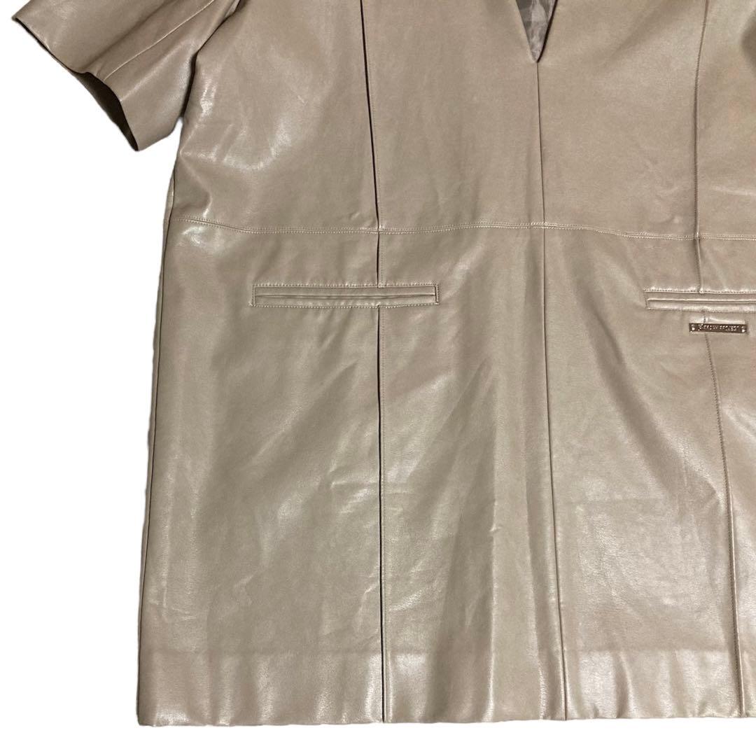 【にこchan】PRANK PROJECT フェイクレザー ミニワンピース