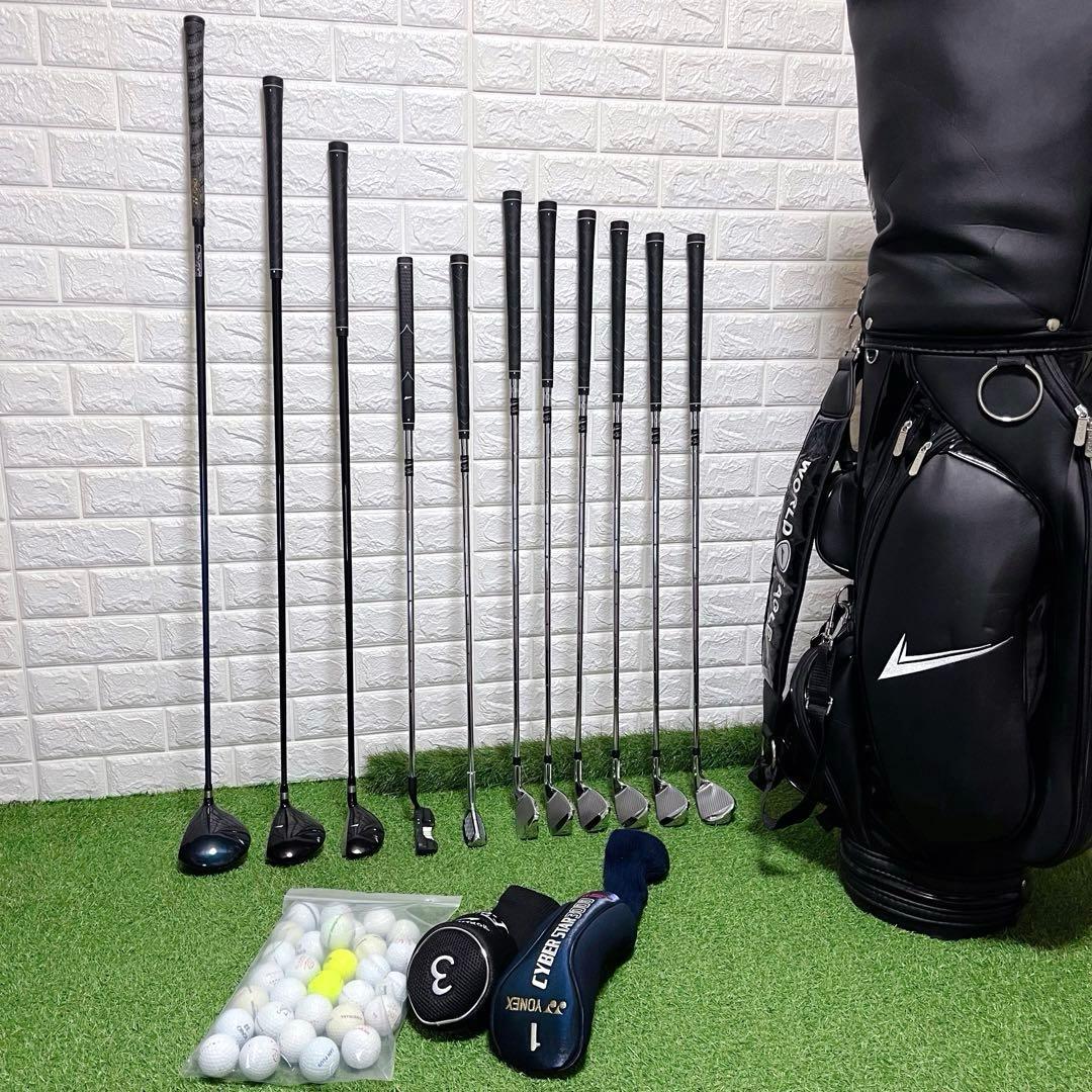 希少レフティ 即戦力 WORLD EAGLE メンズゴルフクラブ11本セット