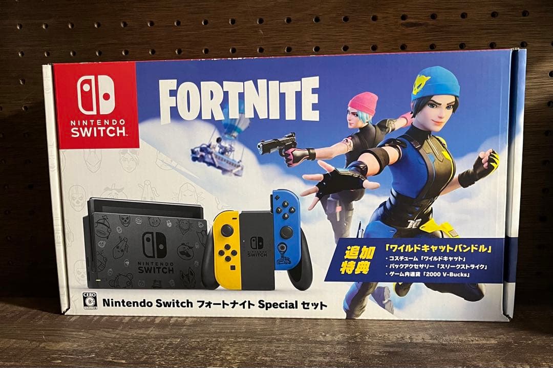 3/15.16限定値下未使用特典付NintendoSwitch本体フォートナイト