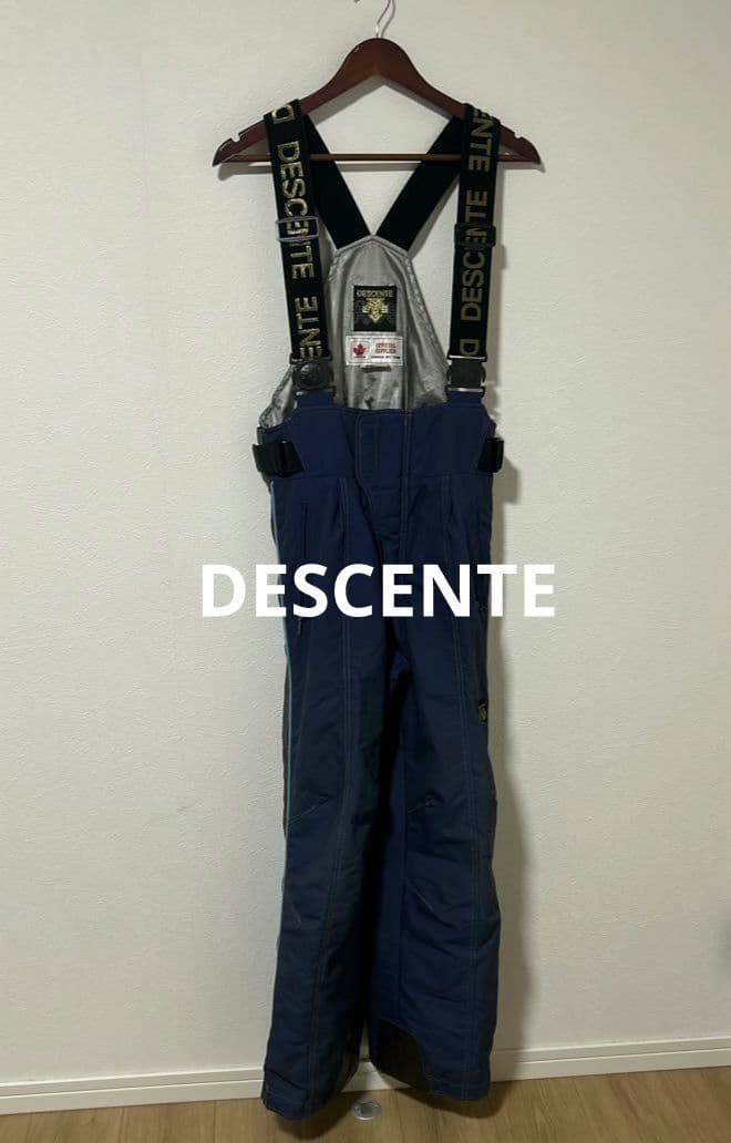 DESCENTE デサント ロゴサスペンダー スキーパンツ L