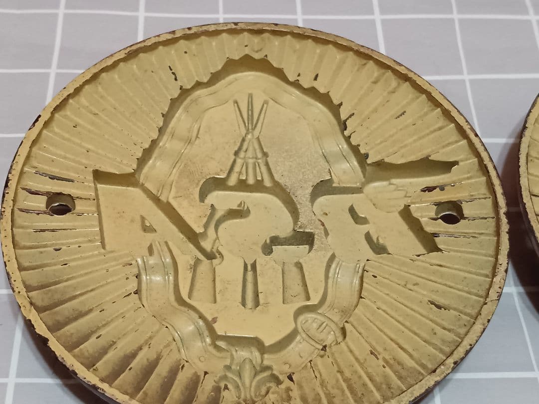 ネロ 希少BSA タンク小銃3丁 エンブレム 左右1組セット(やや難あり)