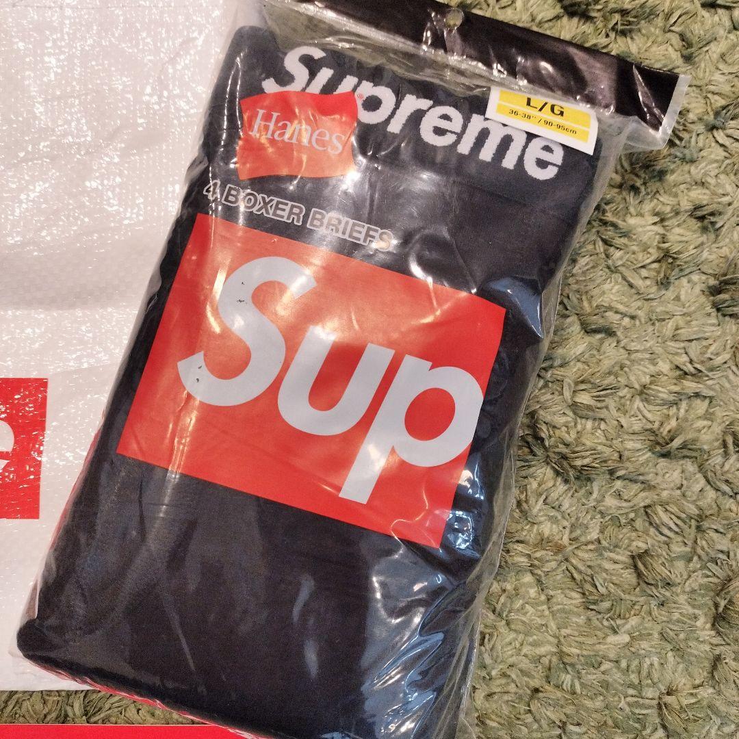 新品、未開封　Supreme ボクサーブリーフ 4枚セット L/Gサイズ