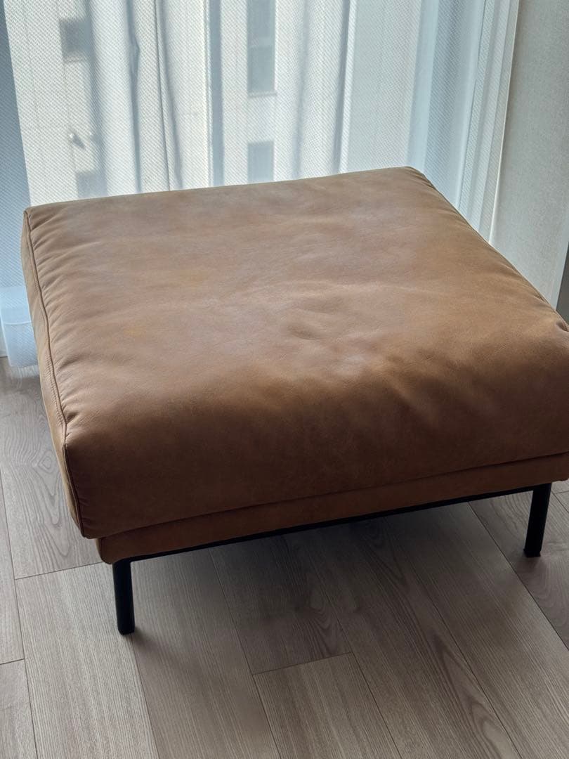 クラッシュゲートCrash Gate プルート レザー風 オットマン ソファ