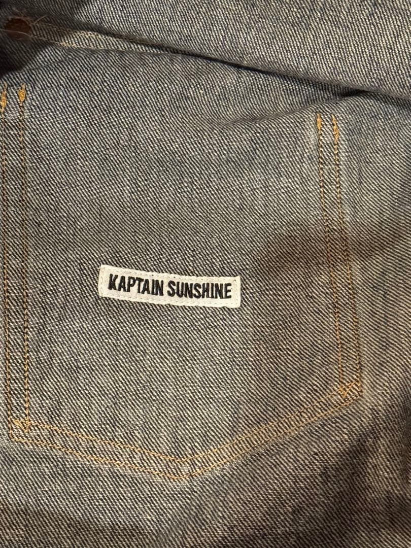 ジャケット・アウター KAPTAIN SUNSHINE DENIM TRACKER JACKET