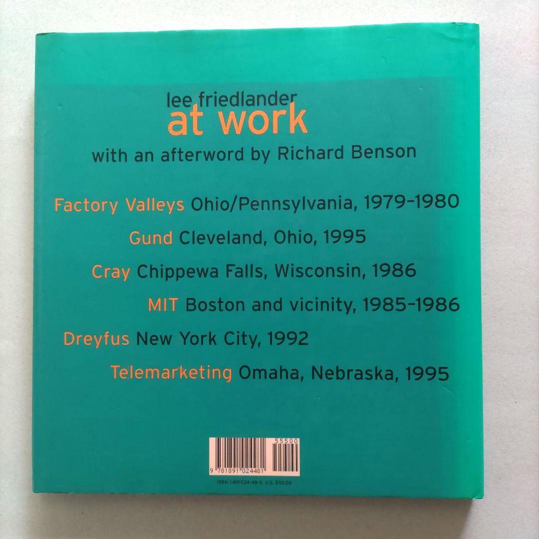 lee friedlander:at work/リー・フリードランダー 写真集