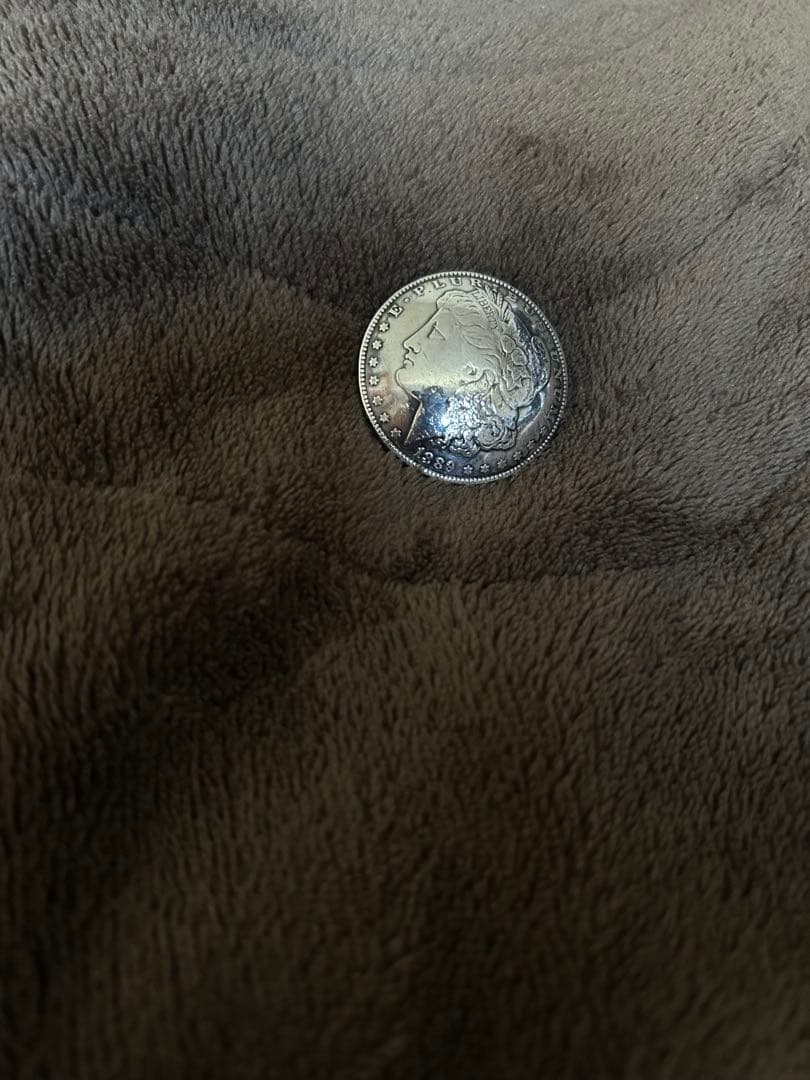 モルガン銀貨コンチョ　ウォレットパーツ