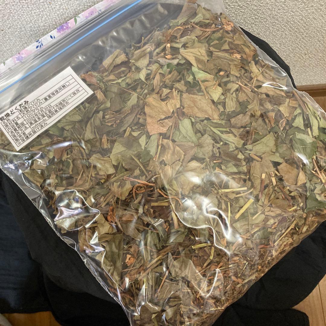 【みー画面】#515 乾燥どくだみ　どくだみ茶　開花期　2025年産