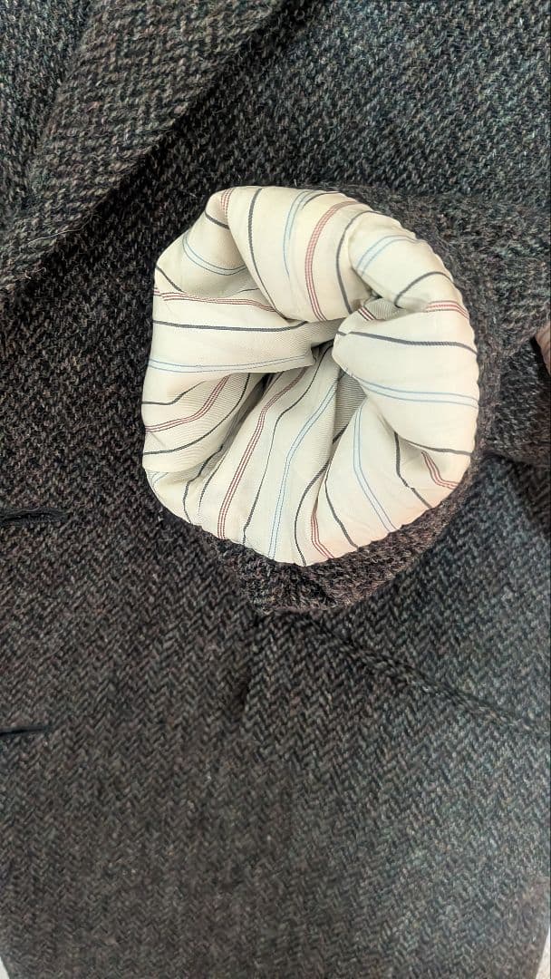 【美品】ラルフローレン　テーラードジャケット　170　ツイード ウール