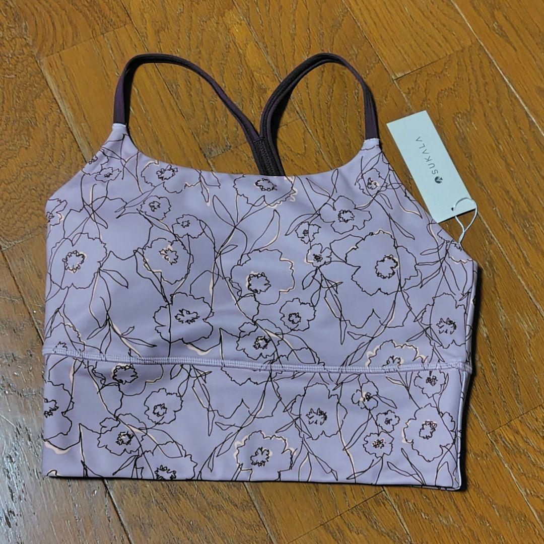 SUKALAドローイングフラワータンクトップ Mサイズ