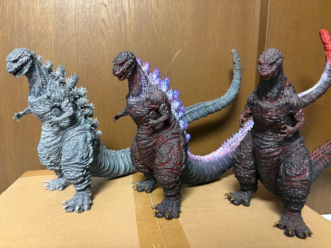 【3種セット】とるパカ　シン・ゴジラ　ビッグソフビフィギュア　一番くじ