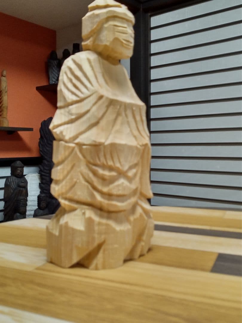 しんちゃん、注文の文殊菩薩、円空仏模刻