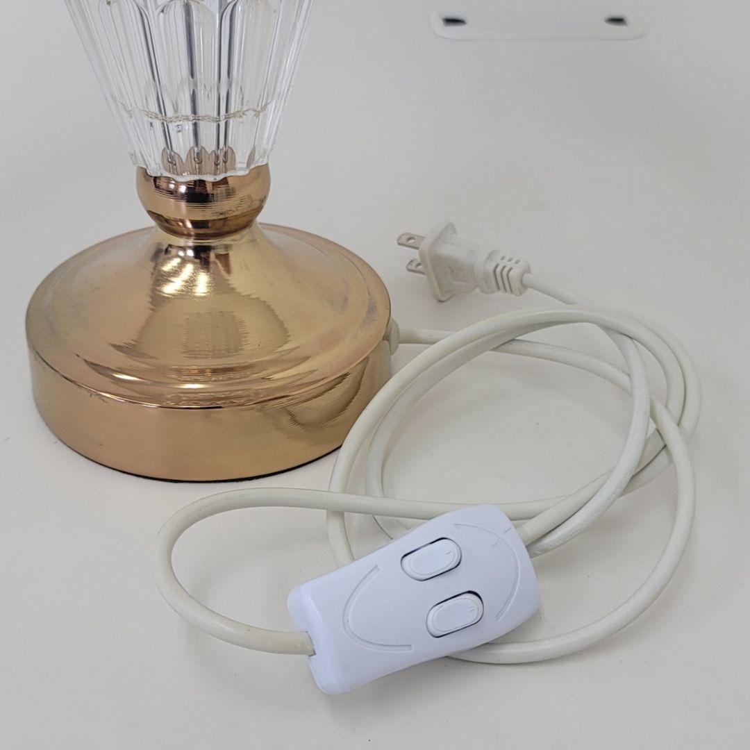 クリスタル ゴールド テーブルランプ 高級感