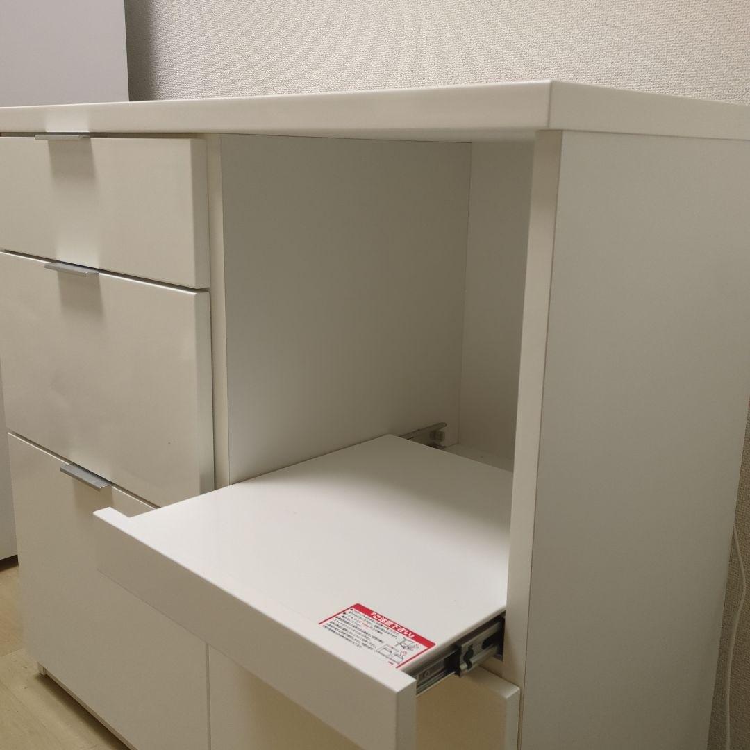 レンジ台　ニトリ　ホワイト