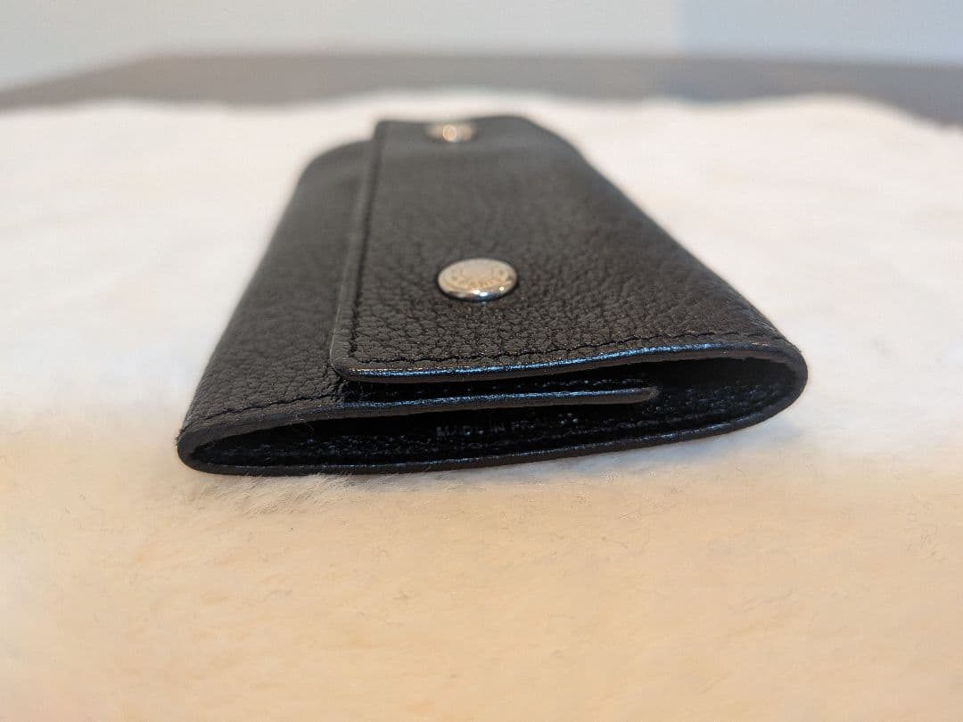 美品✨️エルメス セリエ デュイクレ6 ブラック レザー キーケース