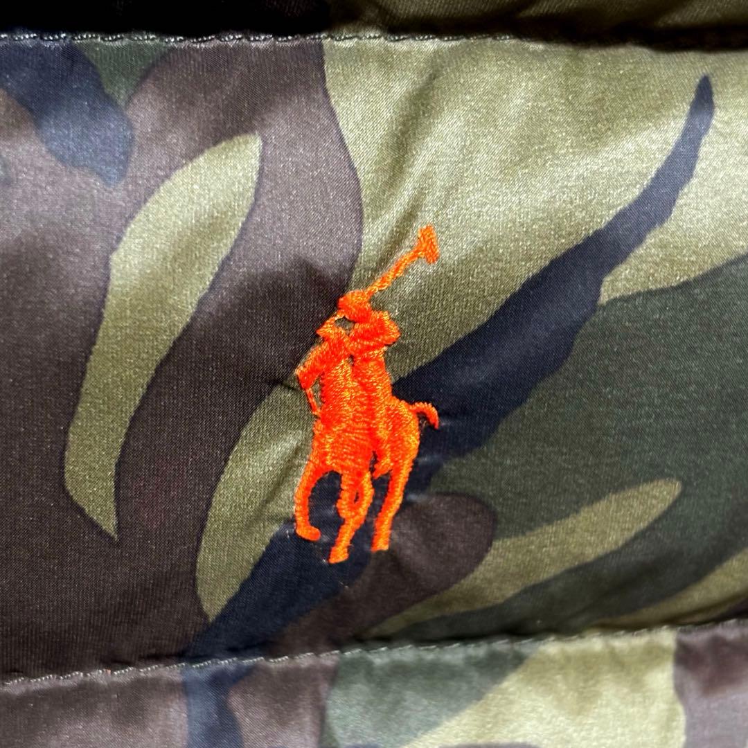 POLO RALPH LAUREN ダウンベスト 迷彩 XSサイズ