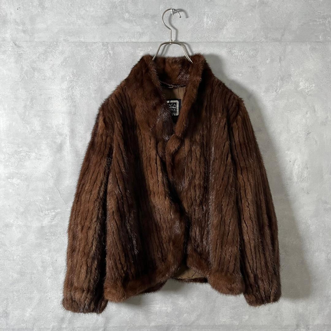 SAGA MINK サガミンク ショート丈 ミンクファー ジャケット N194