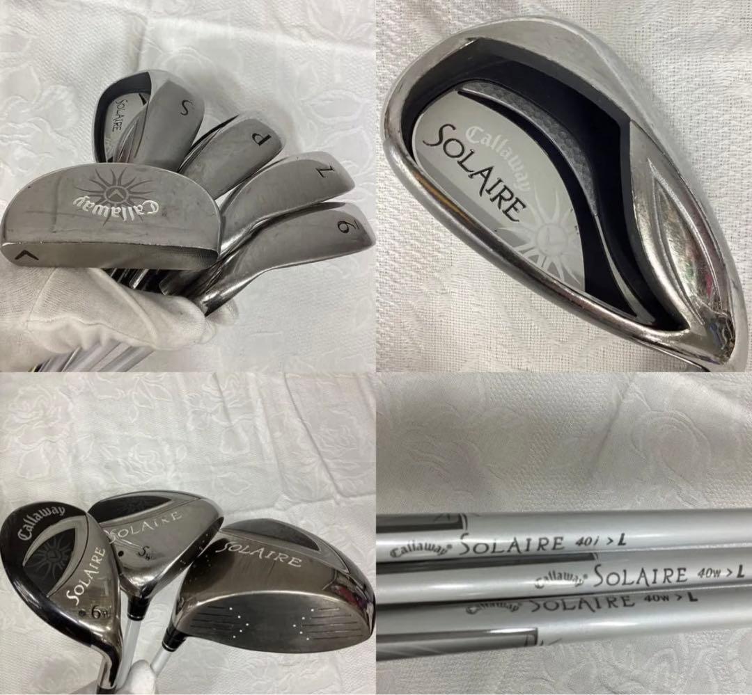 キャロウェイ ソレイユ　レディース ゴルフクラブセット キャディバッグ