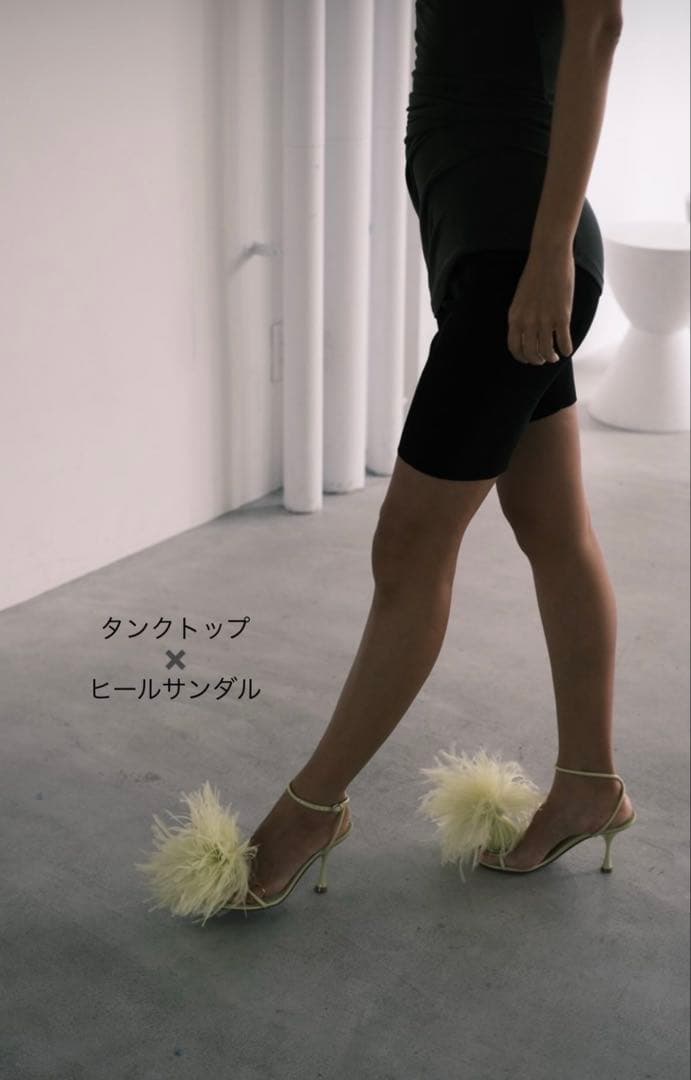 【新品】Nala レギンス　High waist half leggings