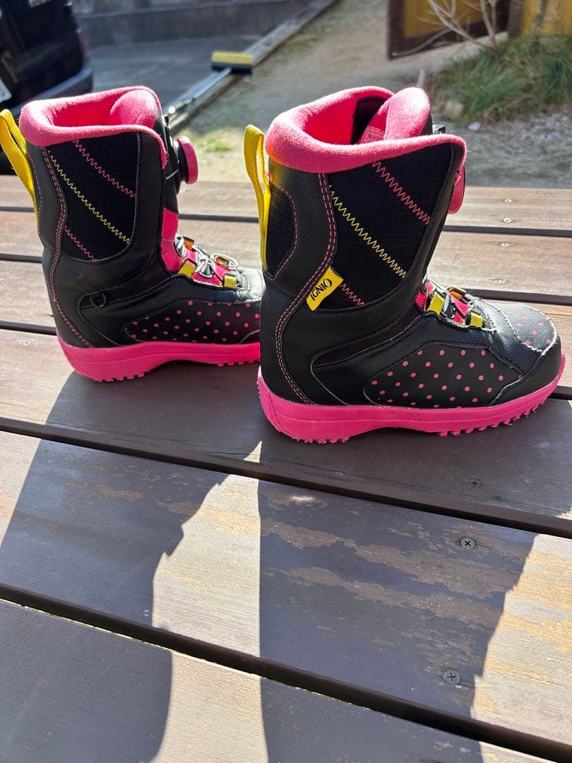 板110cm&21cmブーツ◆スノーボード ジュニア キッズ kissmark