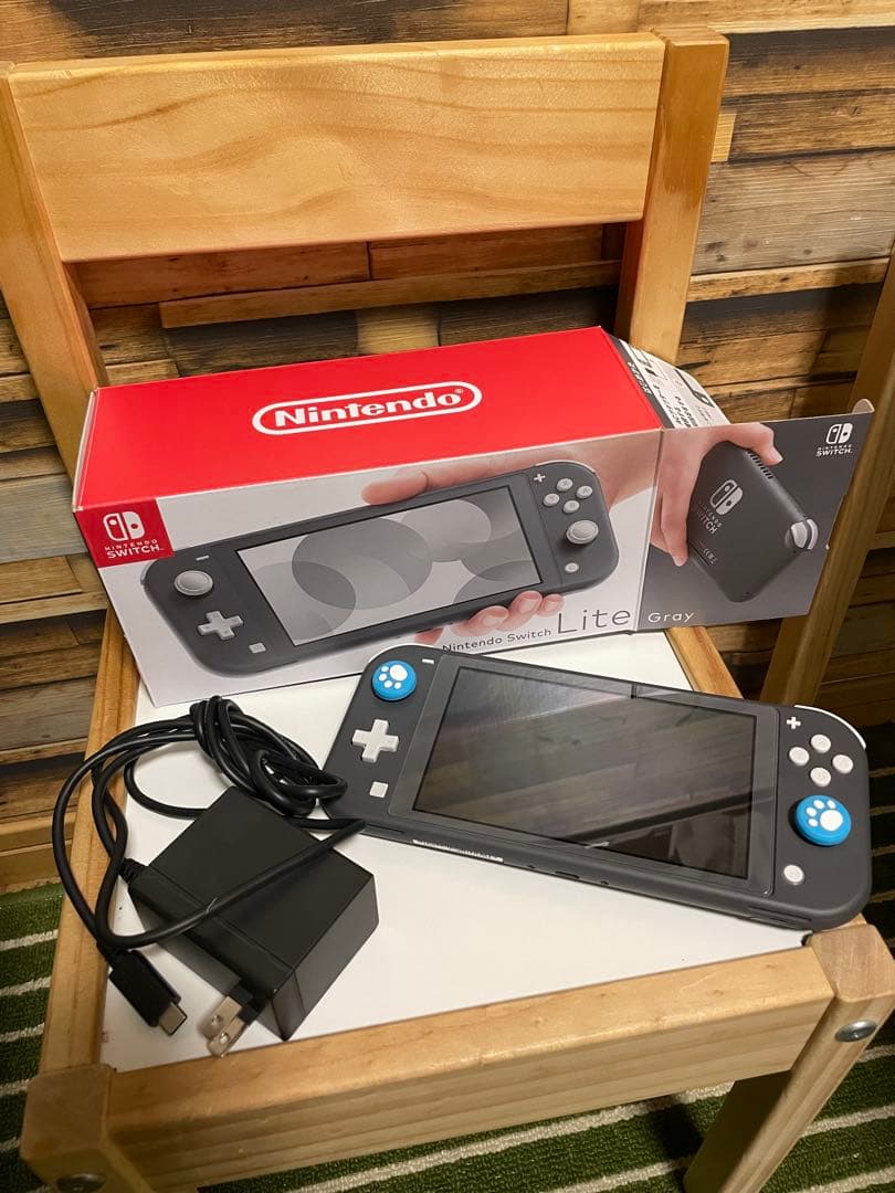 Nintendo Switch Lite グレー 本体・おまけ付き