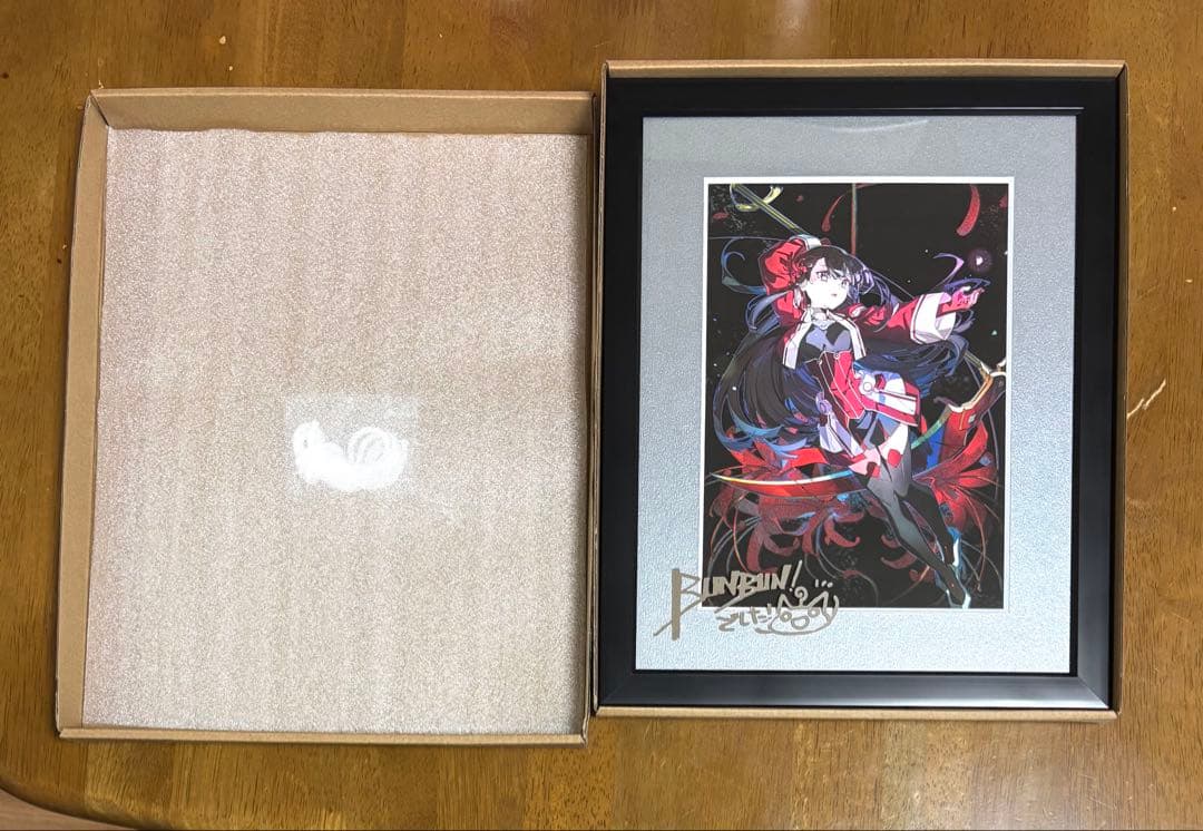 結城友奈は勇者である 郡千景 くじ引き堂 複製サイン入りキャラファイングラフ