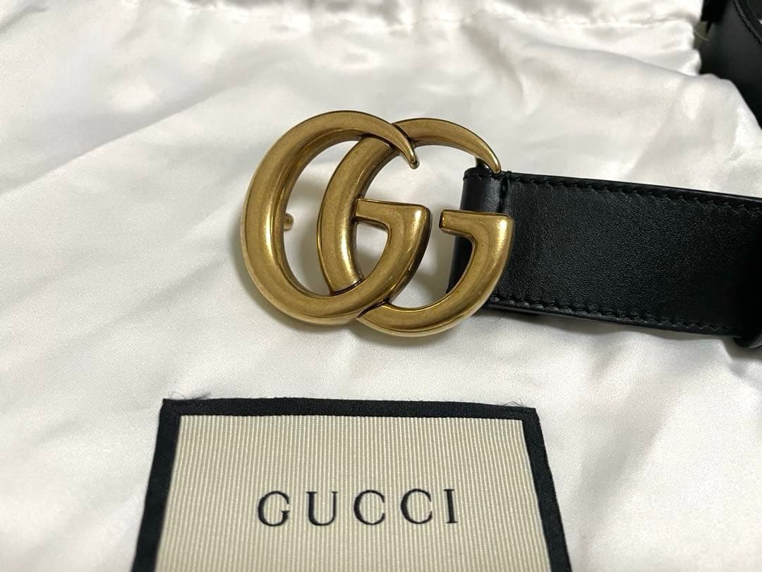 【美品】　GUCCI ダブルG ベルト　レディース