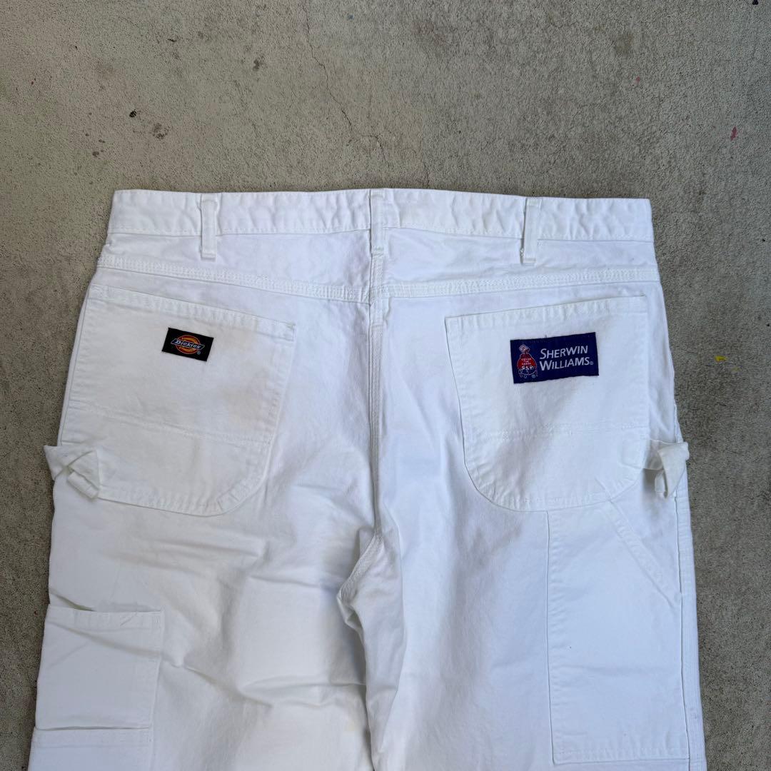 Dickes ペンキペインターパンツ ディッキーズ 白 ビンテージ 38×30