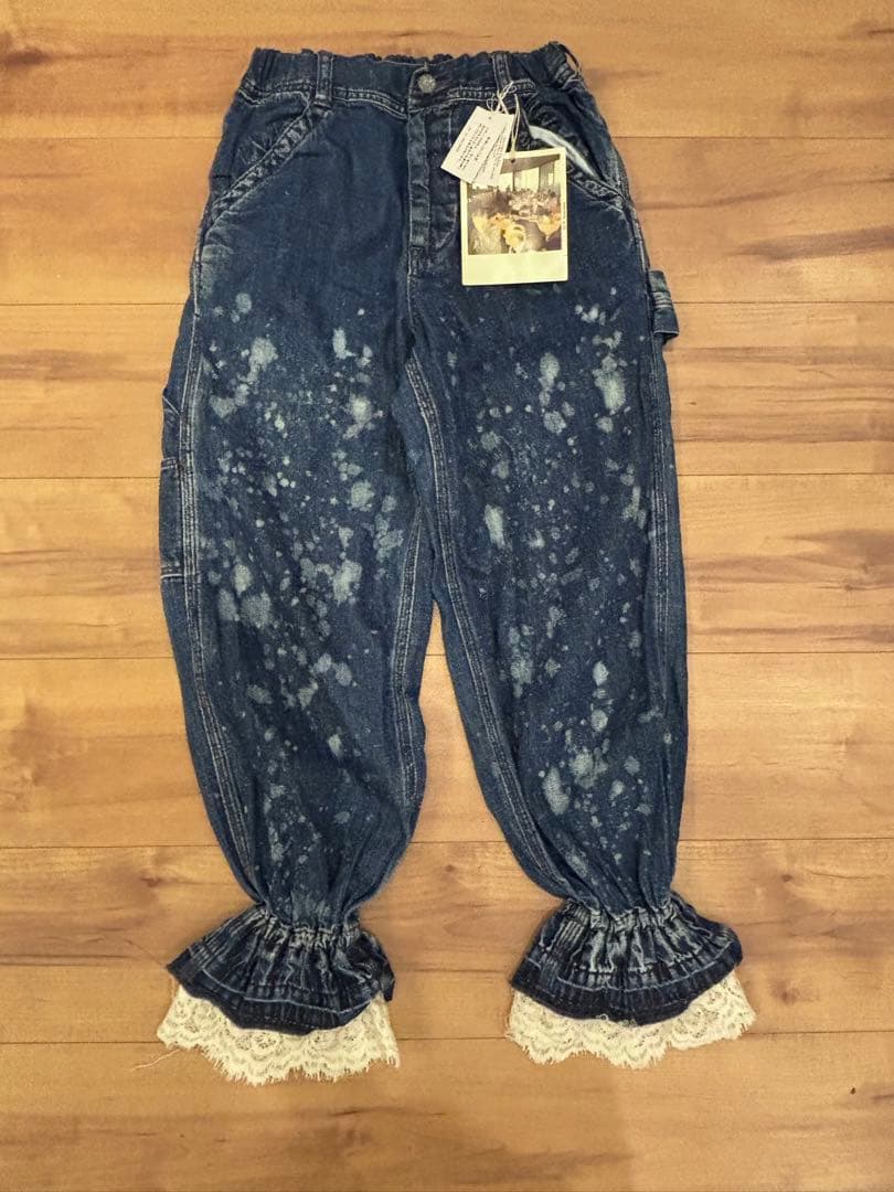 新品未使用 gotohollywood レース デニム 140
