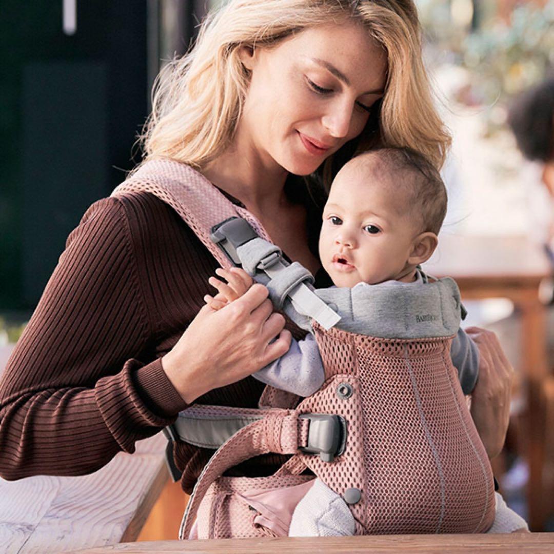 【美品】BabyBjorn ベビービョルン 抱っこ紐 ハーモニー ダスティピンク