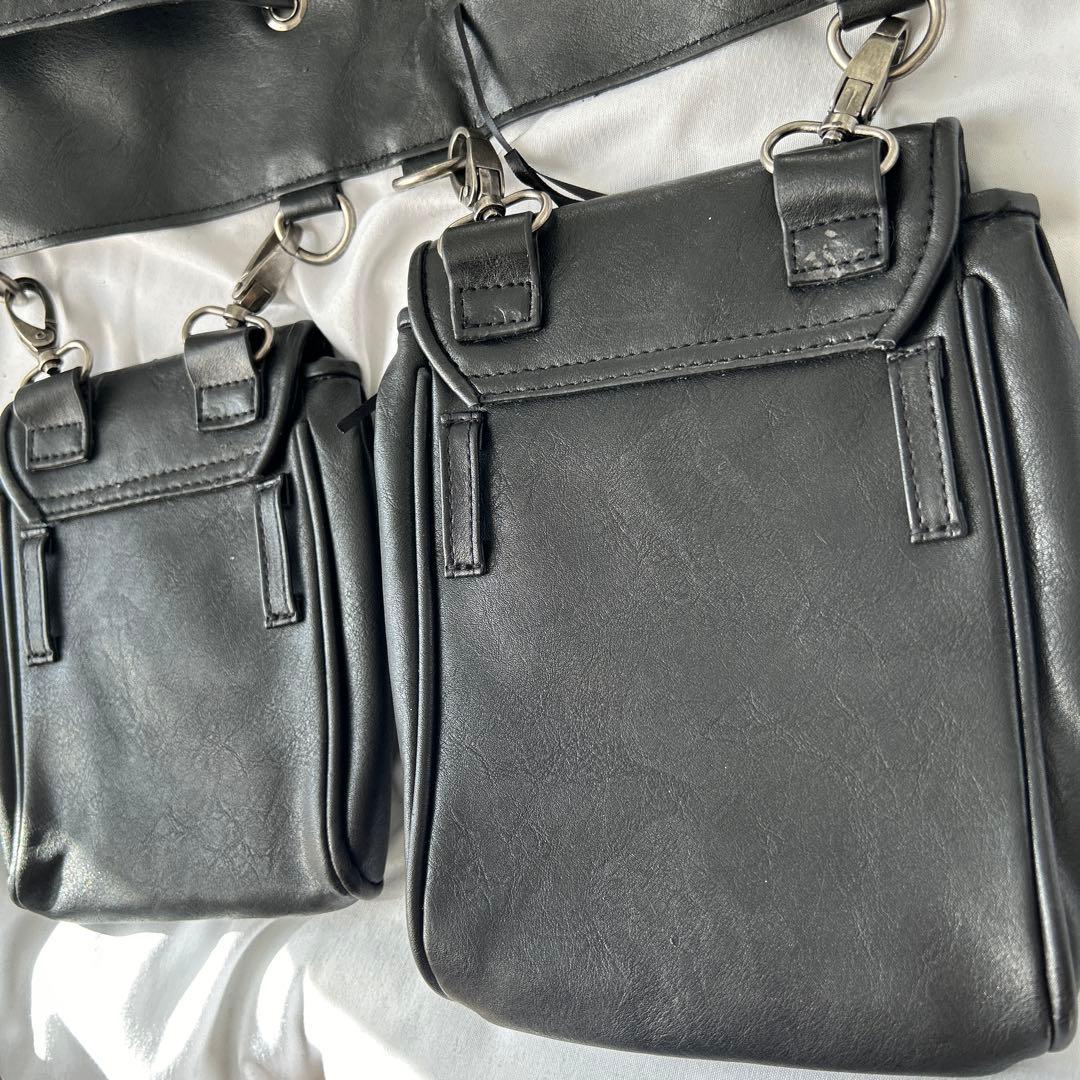 ozz onオッズオン 薔薇刺繍 フリル ウエストバック