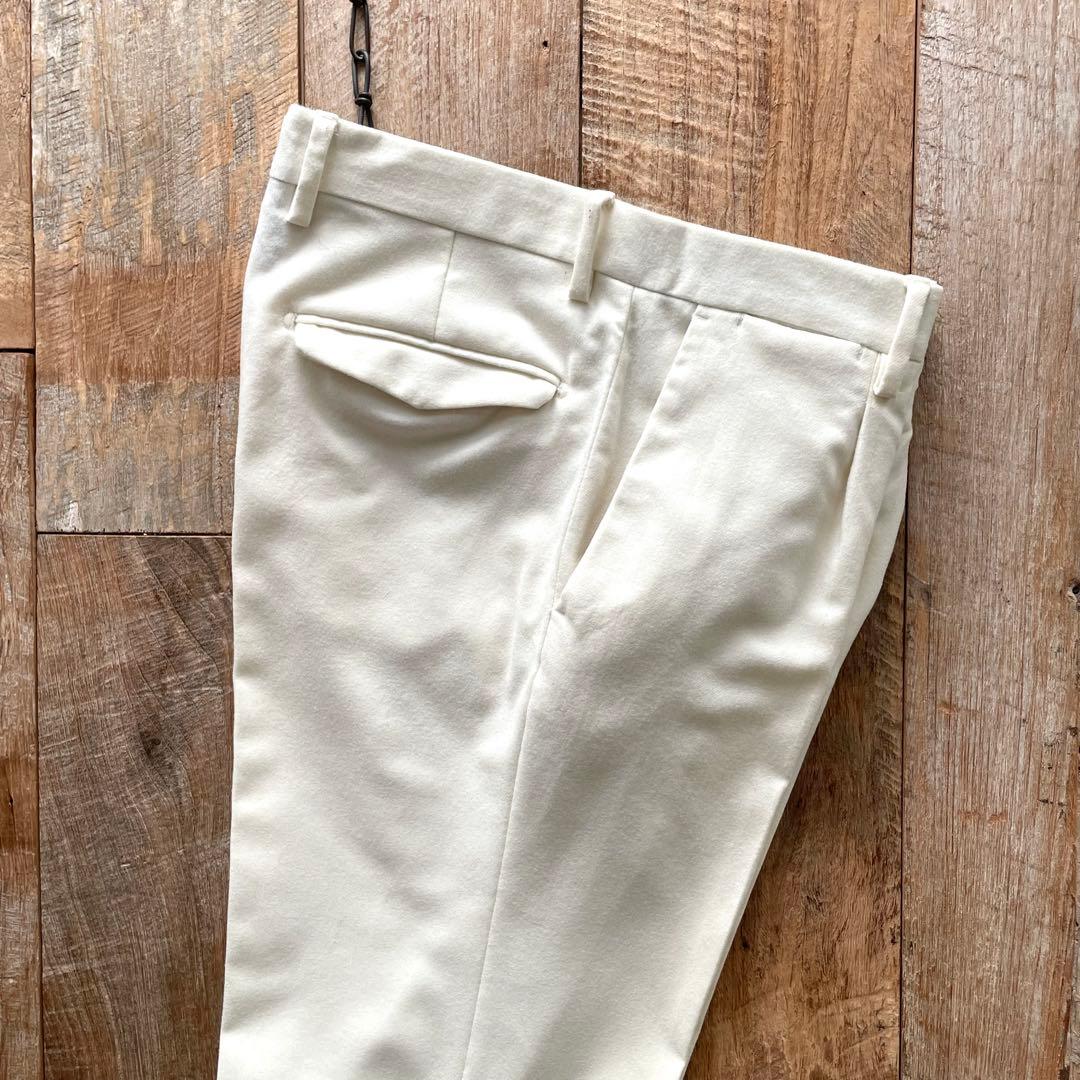 【極美品】BRIGLIA 1949 テーパード ウール スラックス パンツ 46