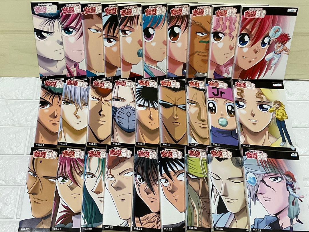 幽遊白書 DVD 全巻セット　レンタル落ち