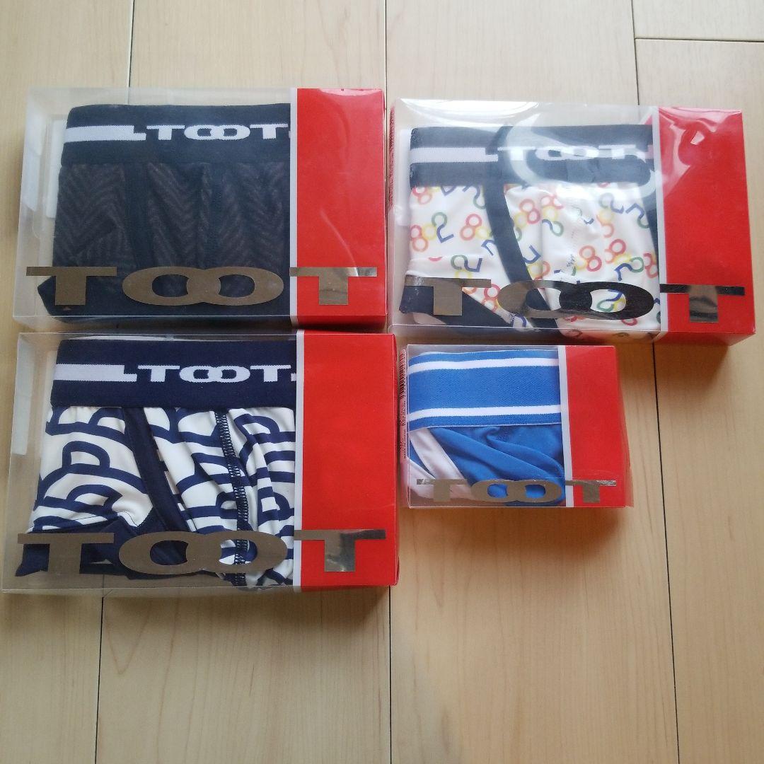 TOOT ボクサーパンツ 4枚セット Sサイズ